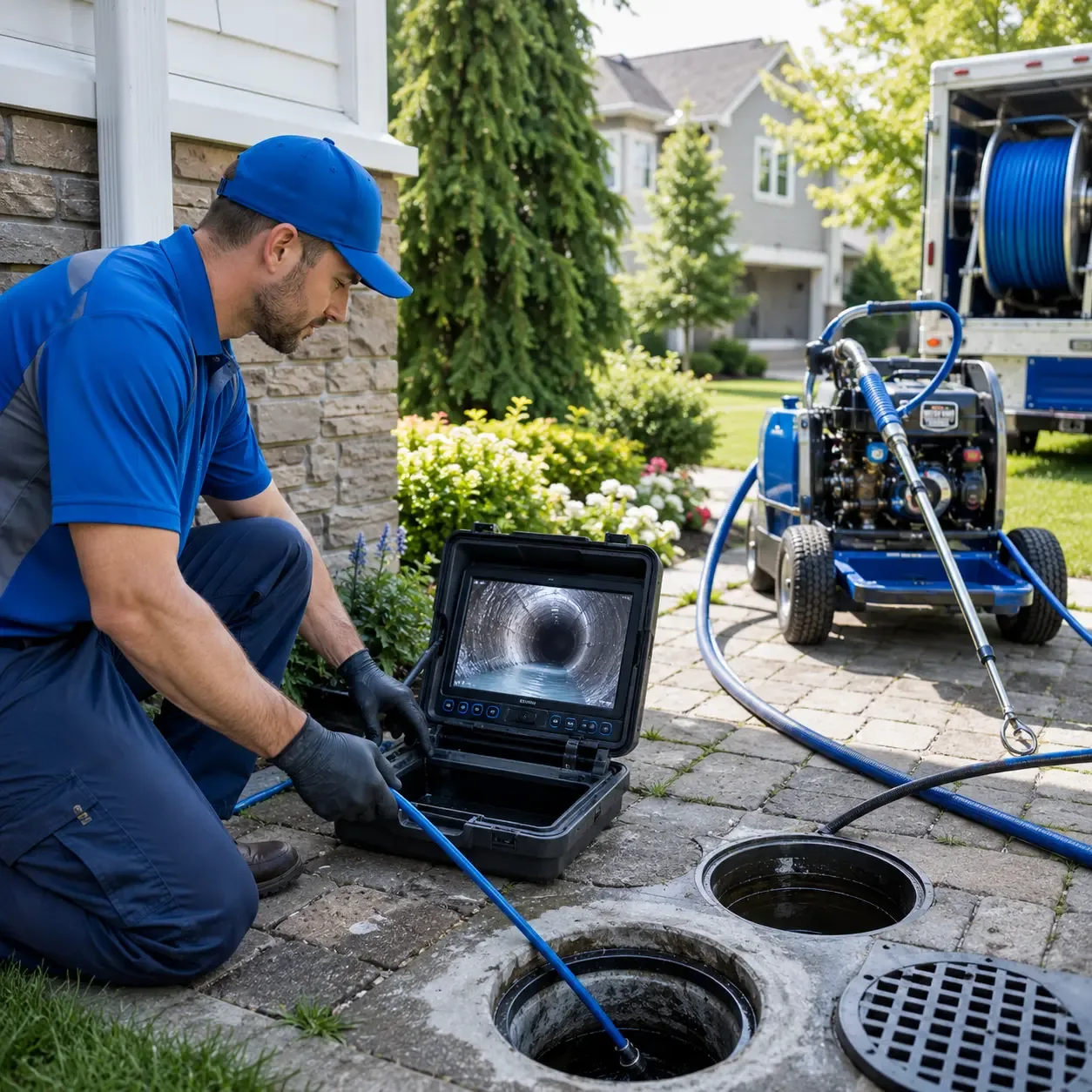 Outdoor drain cleaning professionals serving Cordova, NE